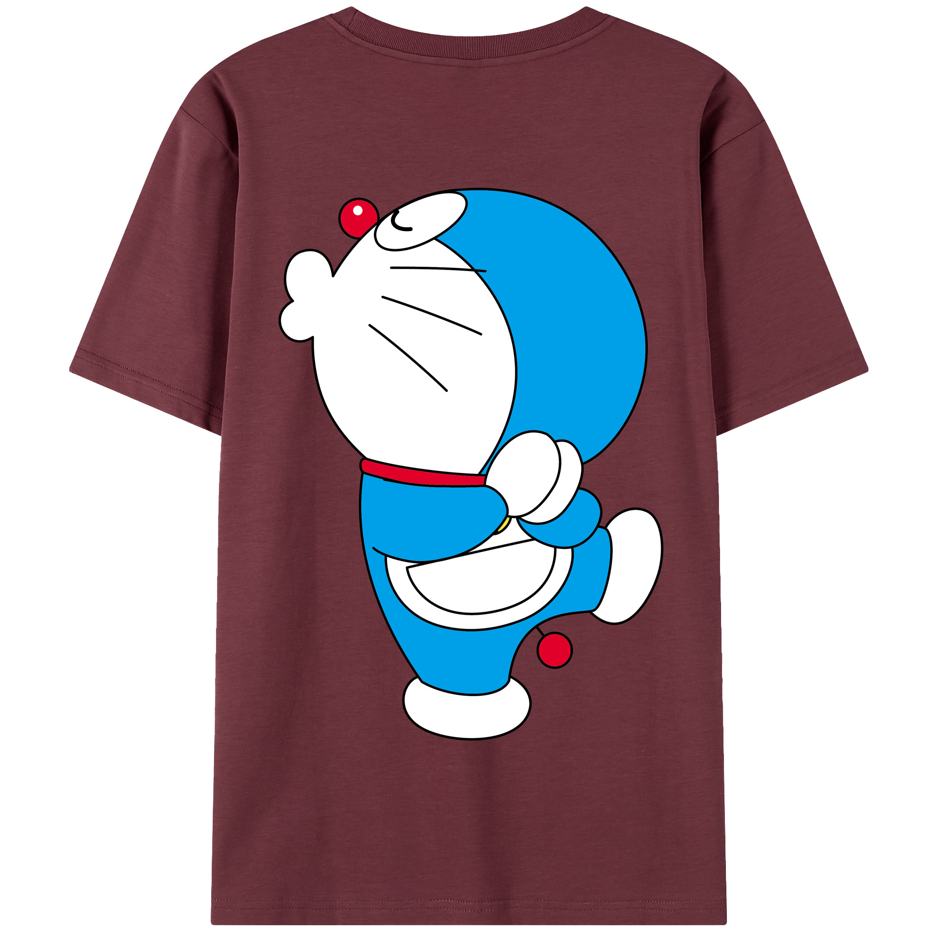 （画像用） ドラえもん Doraemon 綿100％半袖Tシャツ（背面プリント）